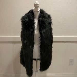 Ann Taylor Loft Faux Fur Vest